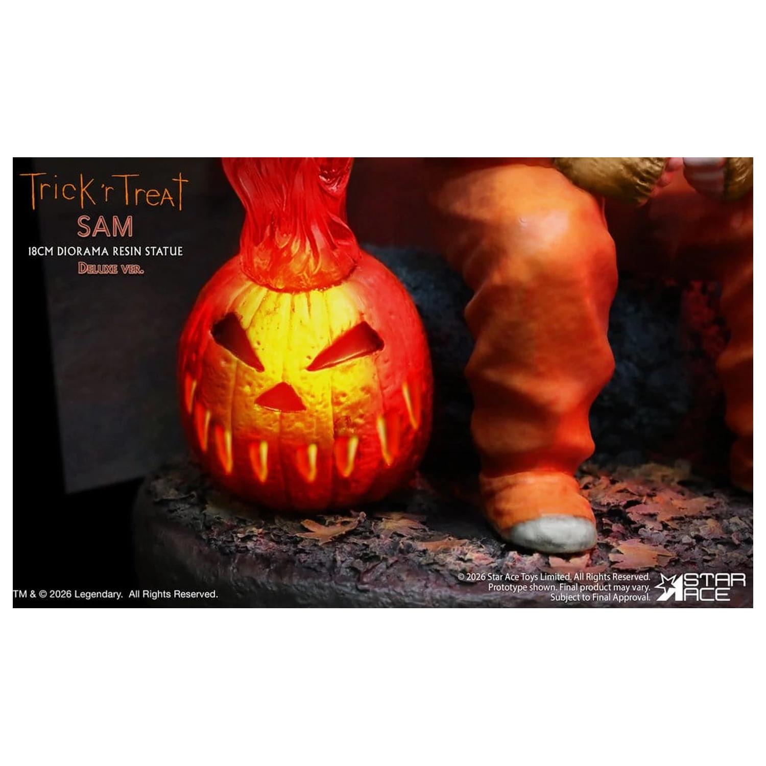 Trick R Treat Diorama Kunstharz Statue Sam DX 18 cm Produktfoto