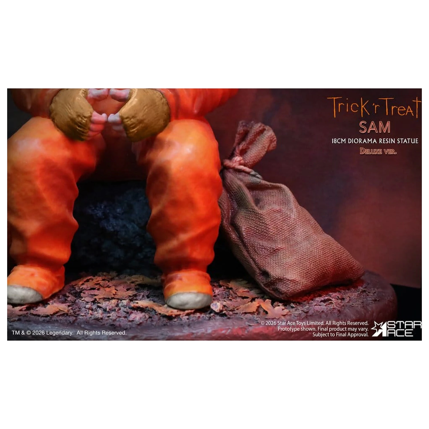 Trick R Treat Diorama Kunstharz Statue Sam DX 18 cm Produktfoto