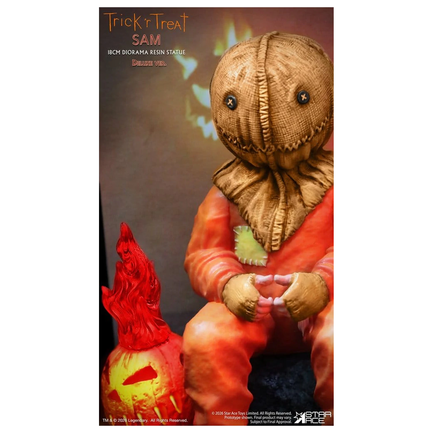 Trick R Treat Diorama Kunstharz Statue Sam DX 18 cm Produktfoto