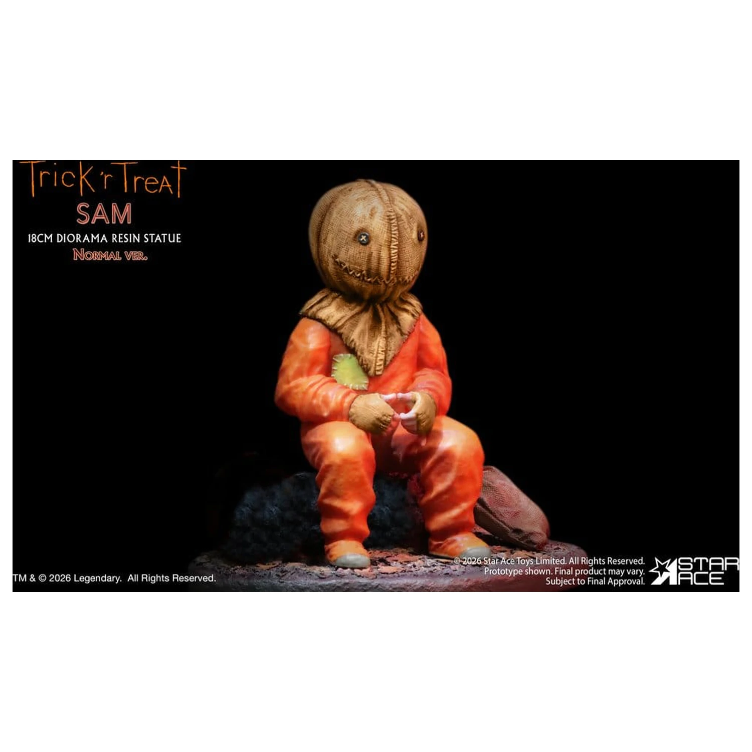 Trick R Treat Diorama Kunstharz Statue Sam NX 18 cm Produktfoto