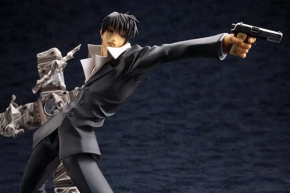 Trigun Badlands Rumble ARTFX J Statue 1/8 Nicholas D. Wolfwood Renewal Package Version 20 cm termékfotó