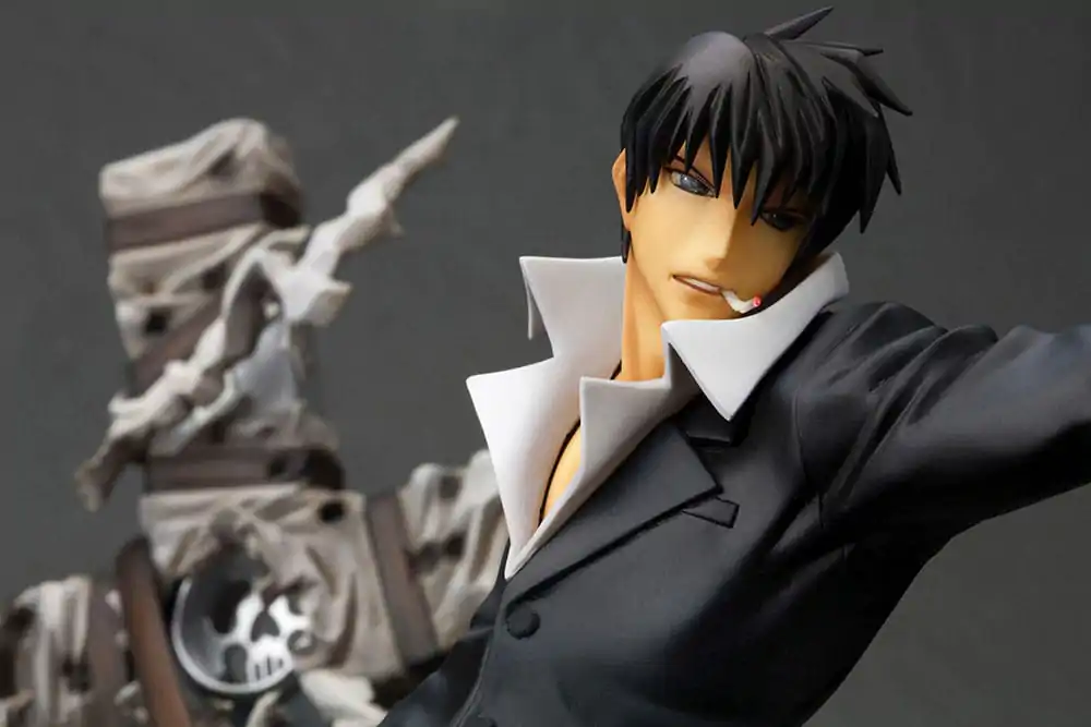 Trigun Badlands Rumble ARTFX J Statue 1/8 Nicholas D. Wolfwood Renewal Package Version 20 cm termékfotó