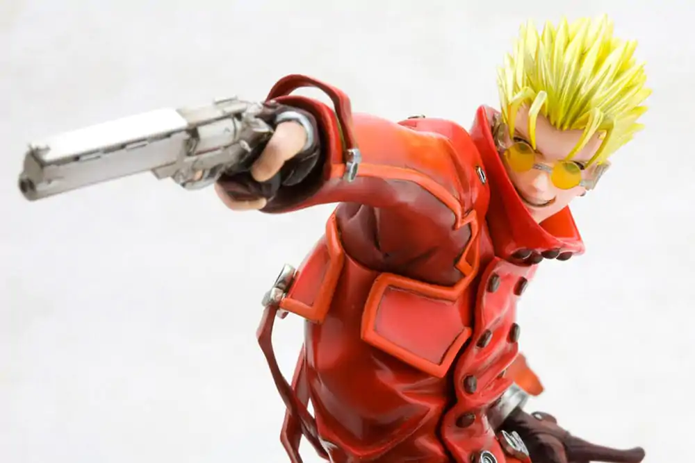 Trigun Badlands Rumble ARTFX J Statue 1/8 Vash The Stampede Renewal Package Version 19 cm termékfotó