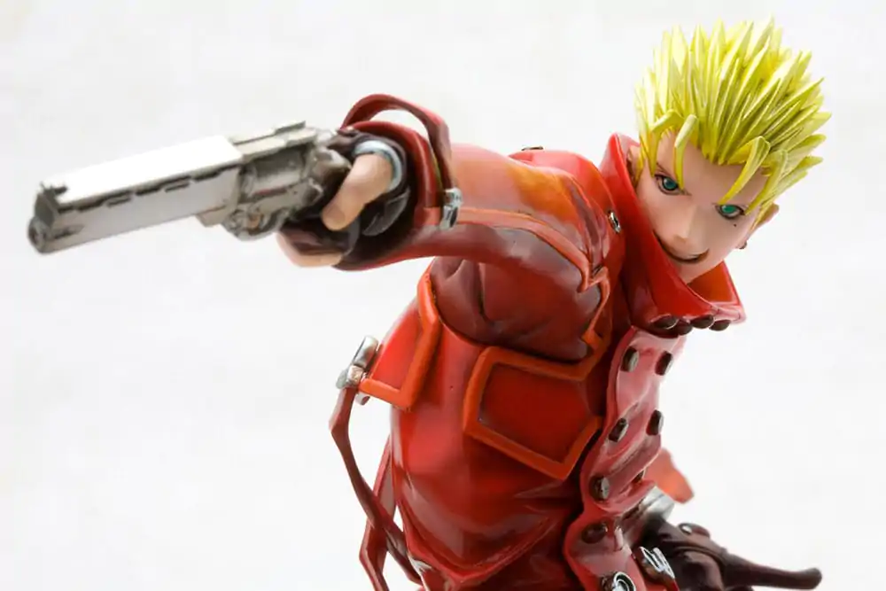 Trigun Badlands Rumble ARTFX J Statue 1/8 Vash The Stampede Renewal Package Version 19 cm termékfotó