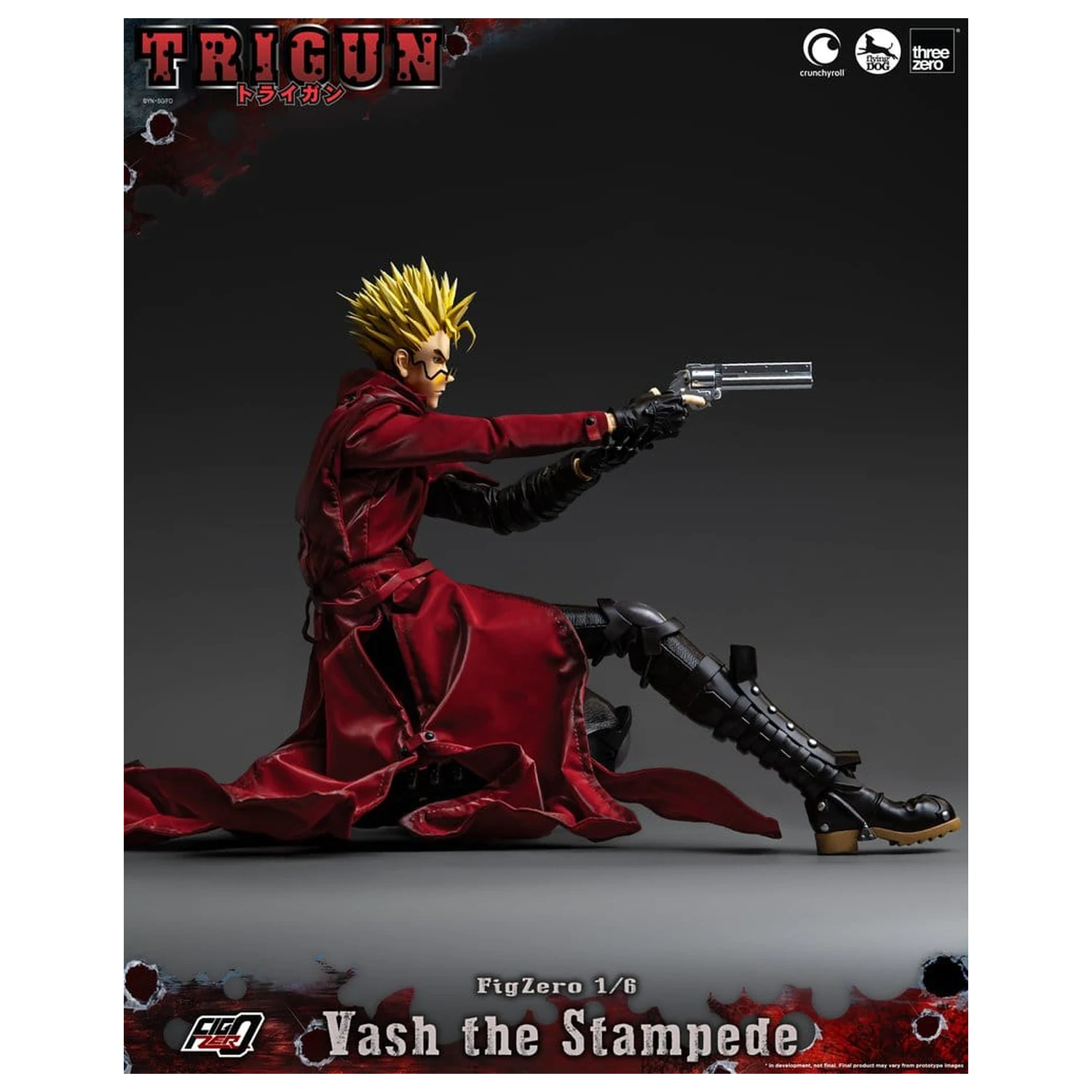 Trigun FigZero Actionfigur 1/6 Vash the Stampede 31 cm Produktfoto