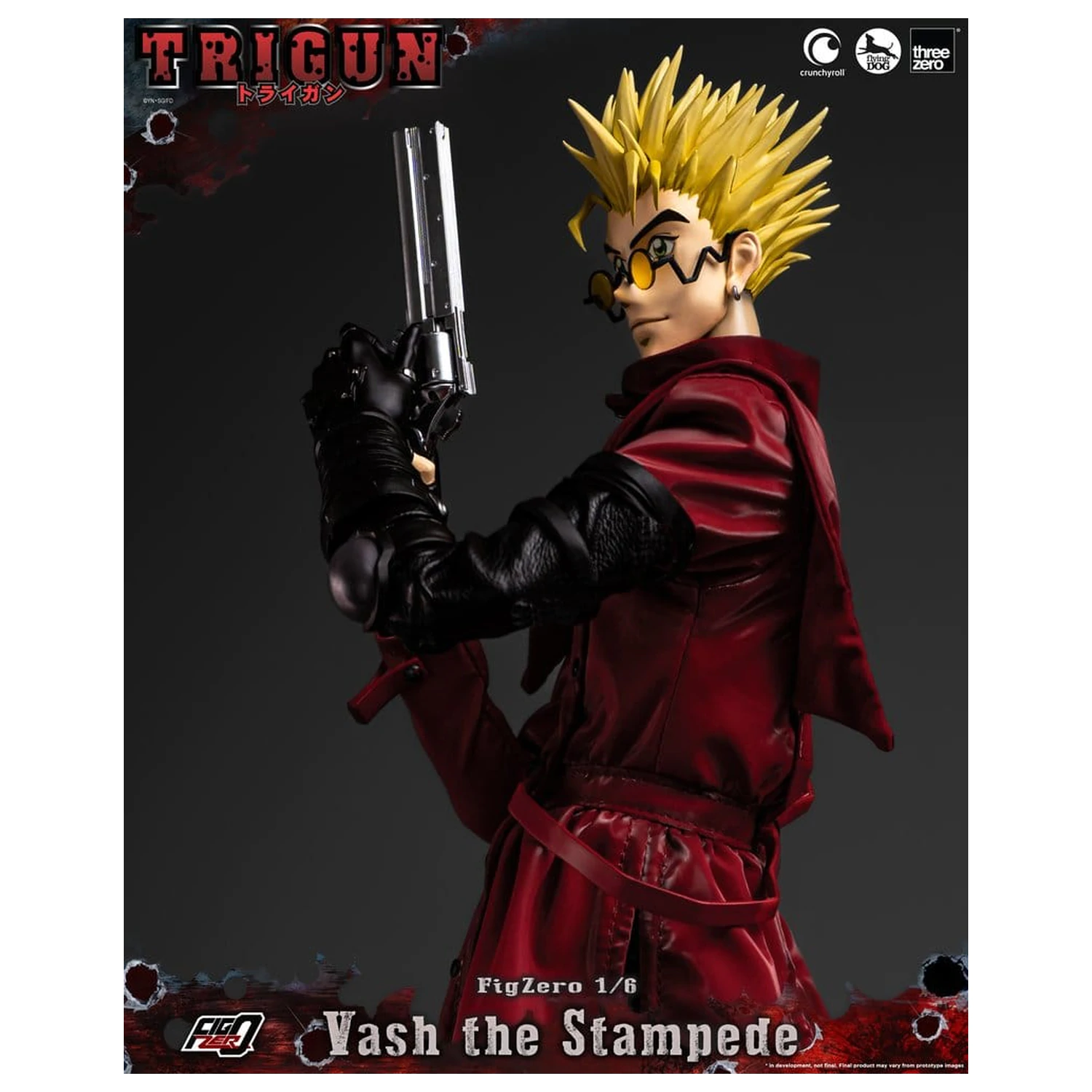 Trigun FigZero Actionfigur 1/6 Vash the Stampede 31 cm Produktfoto