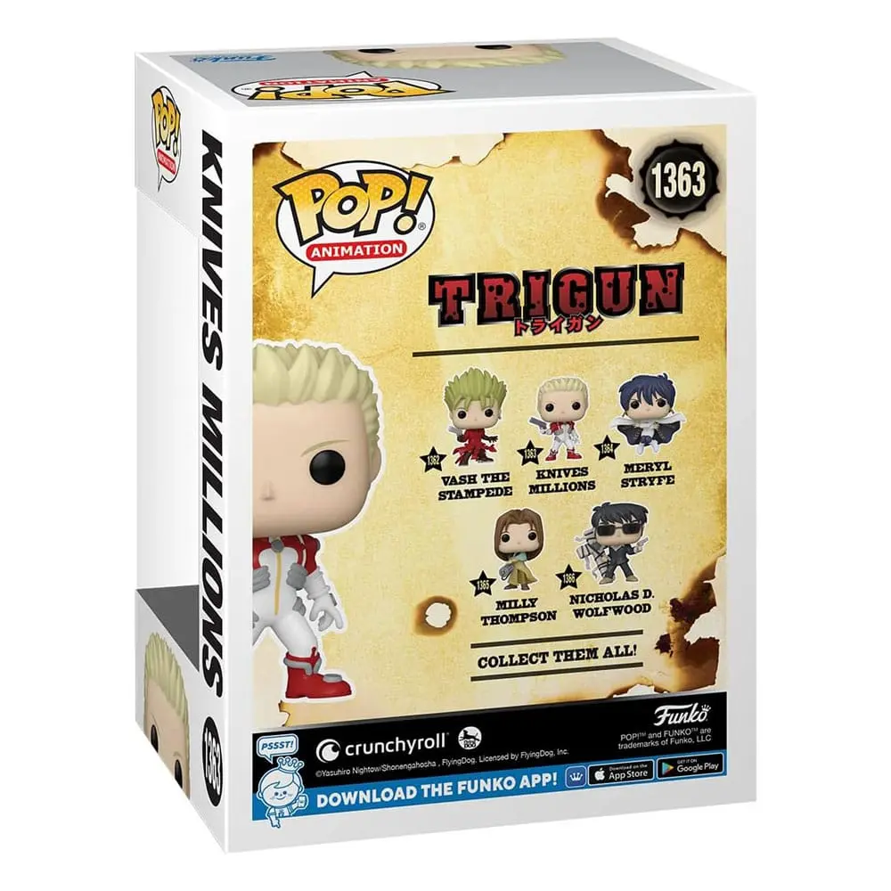 Trigun POP! Animation Vinyl Figur Knives 9 cm termékfotó