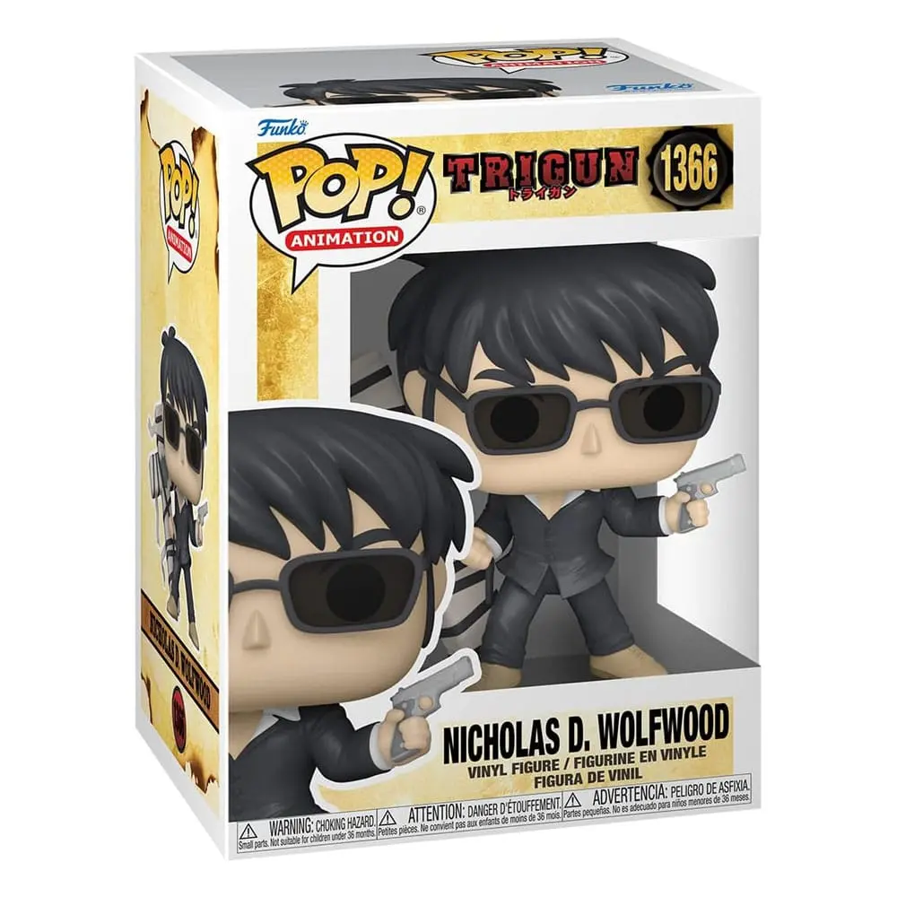 Trigun POP! Animation Vinyl Figur Wolfwood 9 cm Produktfoto
