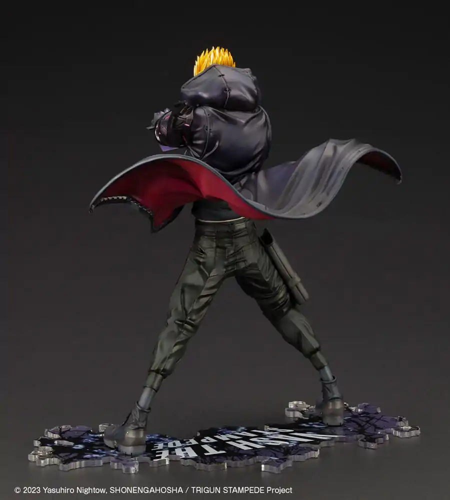 Trigun Stampede ARTFXJ Statue 1/8 Vash the Stampede The Gunman in Black Ver. 22 cm Produktfoto