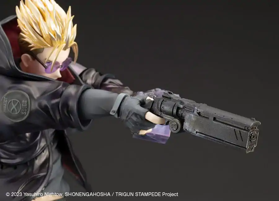 Trigun Stampede ARTFXJ Statue 1/8 Vash the Stampede The Gunman in Black Ver. 22 cm Produktfoto