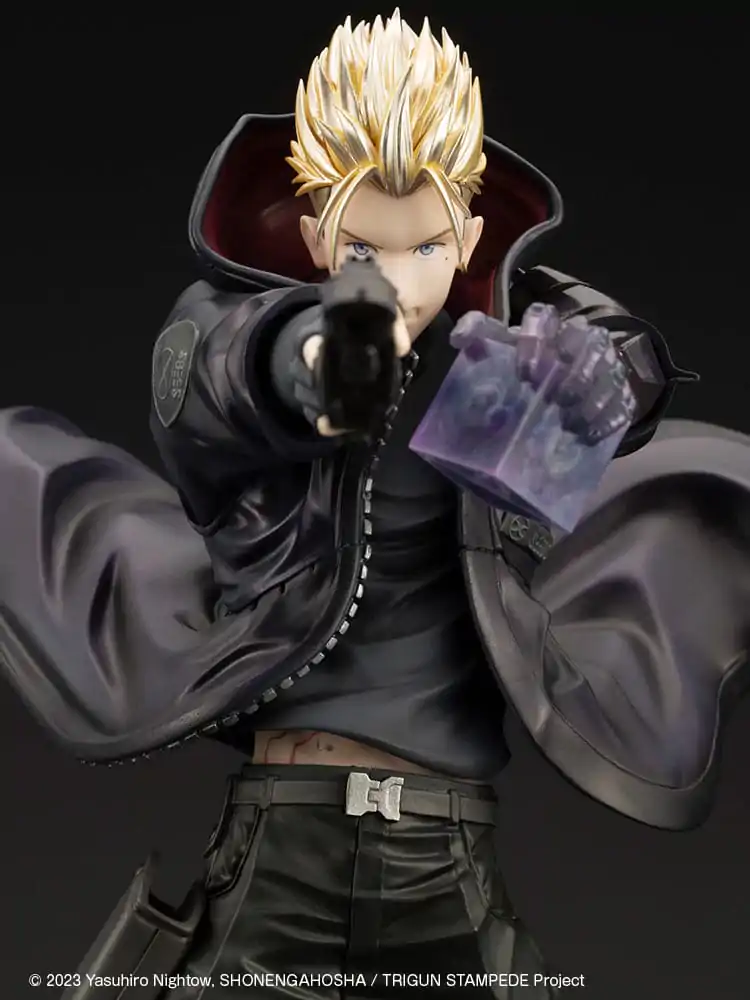 Trigun Stampede ARTFXJ Statue 1/8 Vash the Stampede The Gunman in Black Ver. 22 cm Produktfoto