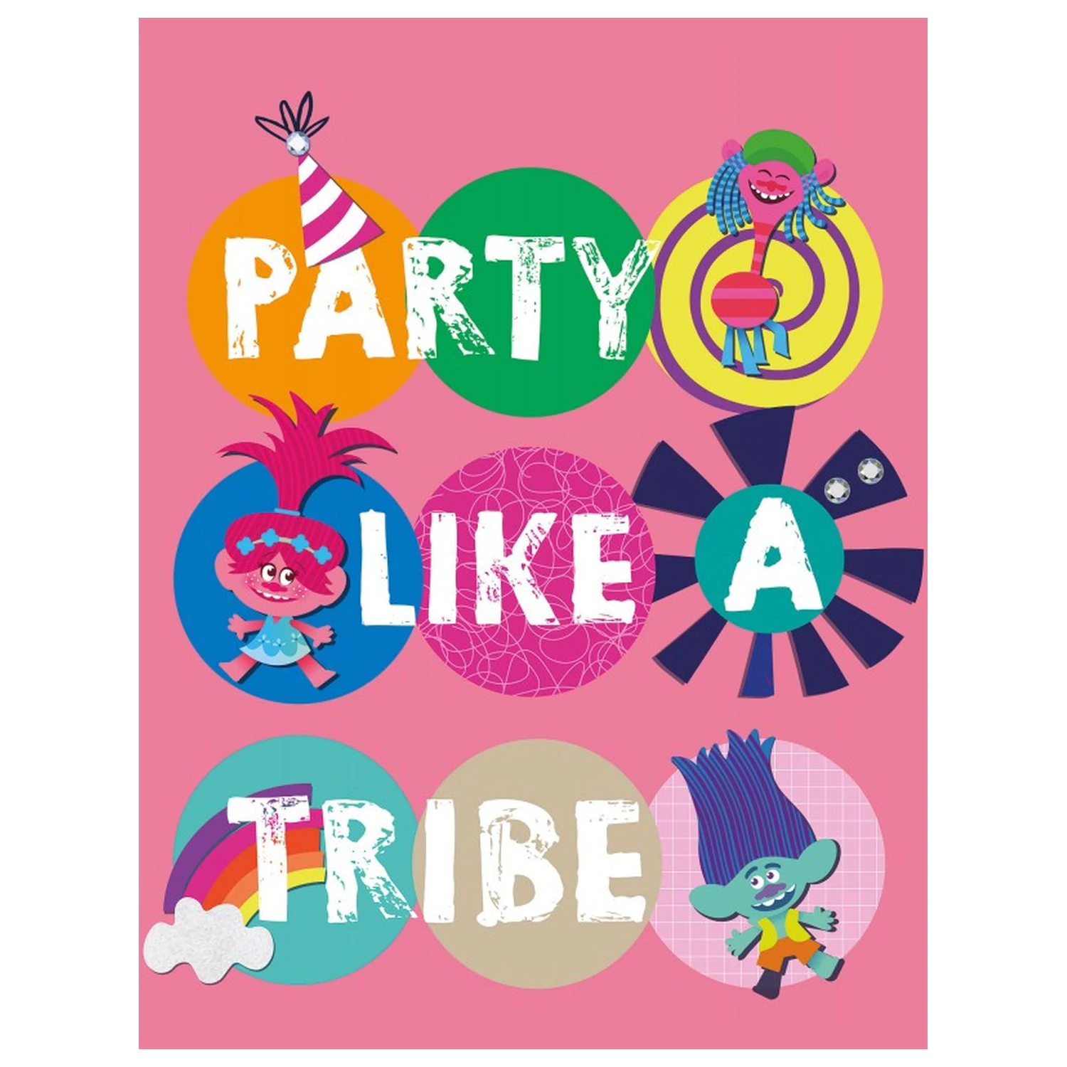 Trolls Party Fleece Decke Produktfoto