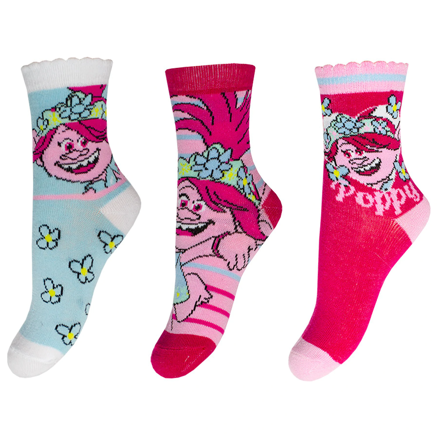 Trolls Poppy Kinder Socken 27/30 Produktfoto