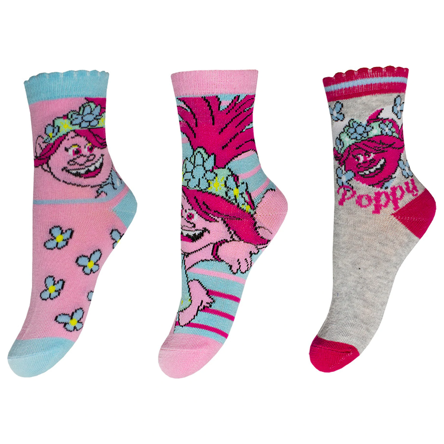 Trolls Poppy Smile Kinder Socken 27/30 Produktfoto