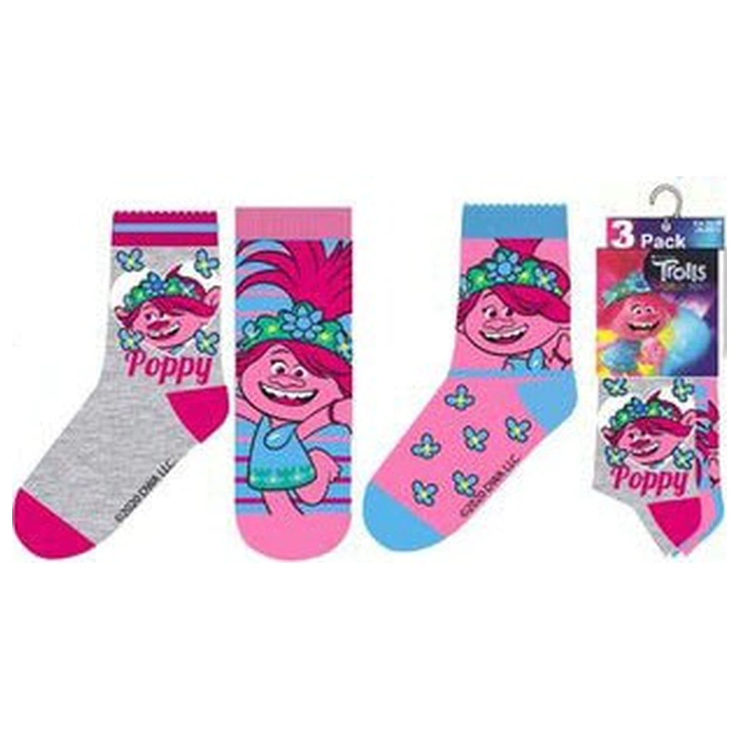 Trolls Poppy Smile Kinder Socken 31/34 Produktfoto