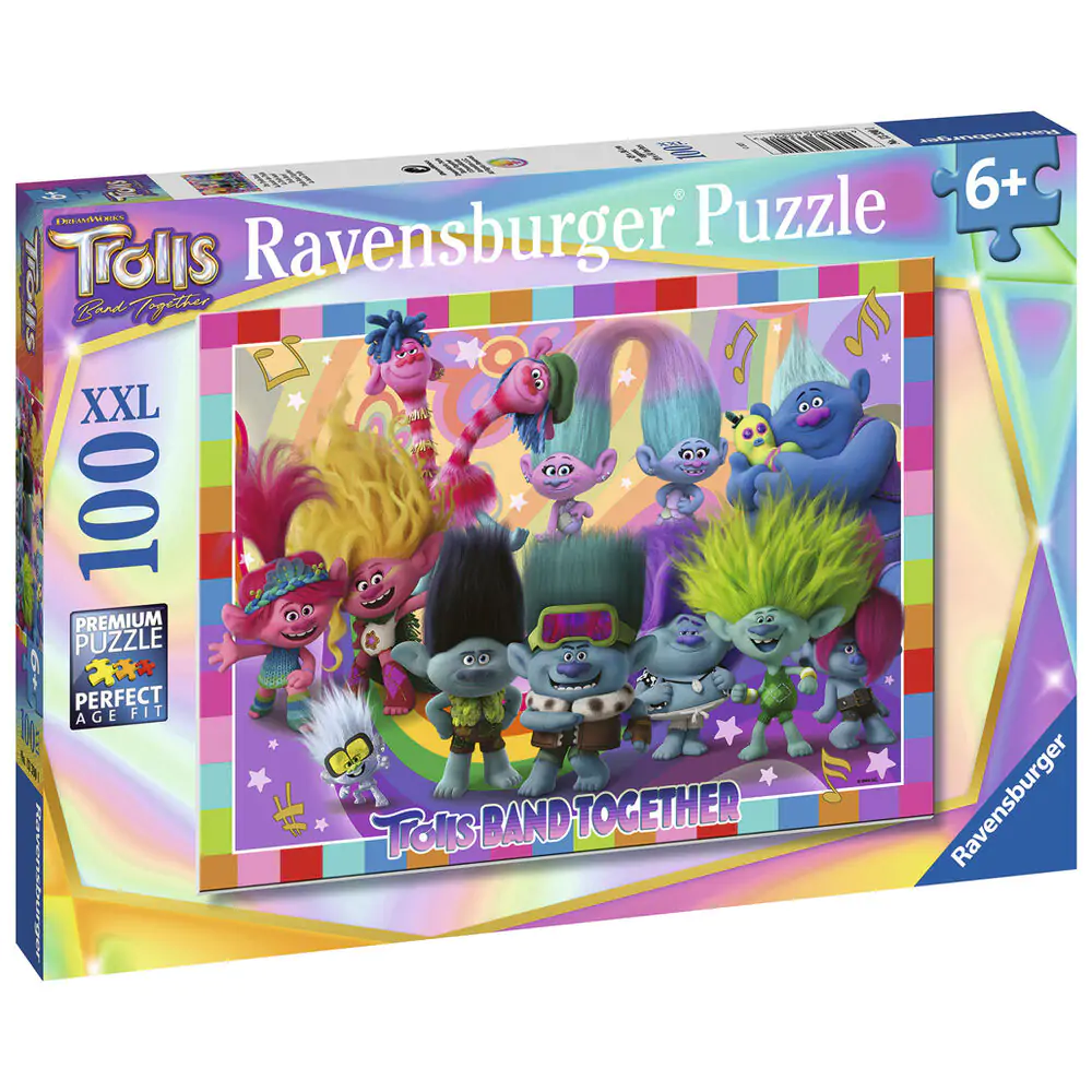 Trolls 3 XXL Puzzle 100St Produktfoto