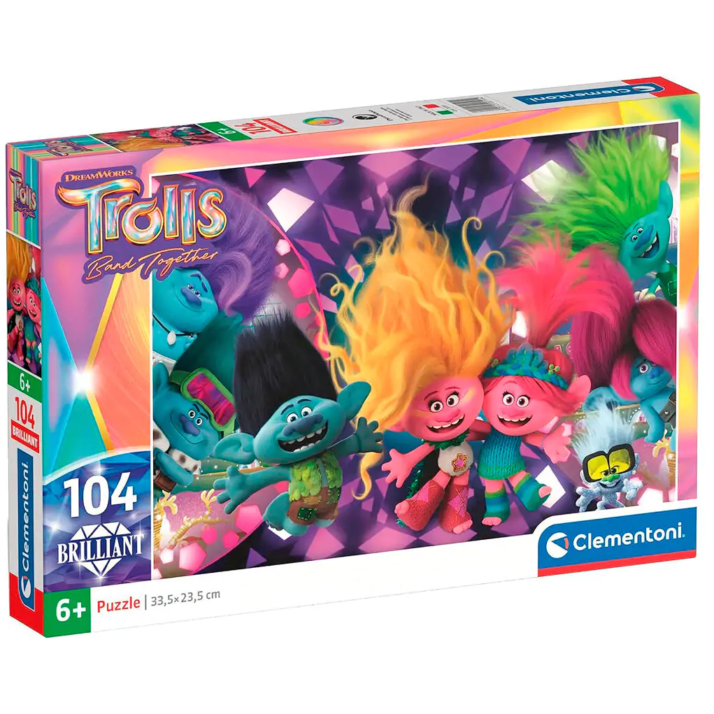 Trolls Puzzle 104St termékfotó