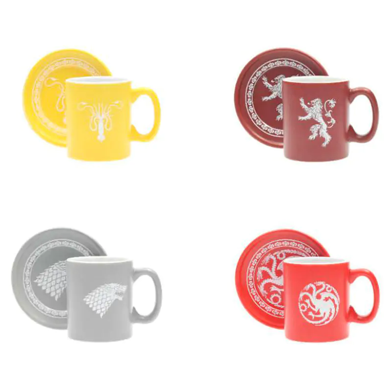 Game of Thrones emblems 4 Mini-Espressotassen Set Produktfoto