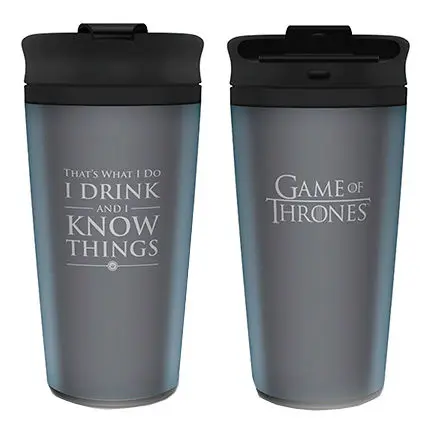 Game of Thrones I Drink And I Know Things Reisebecher Produktfoto