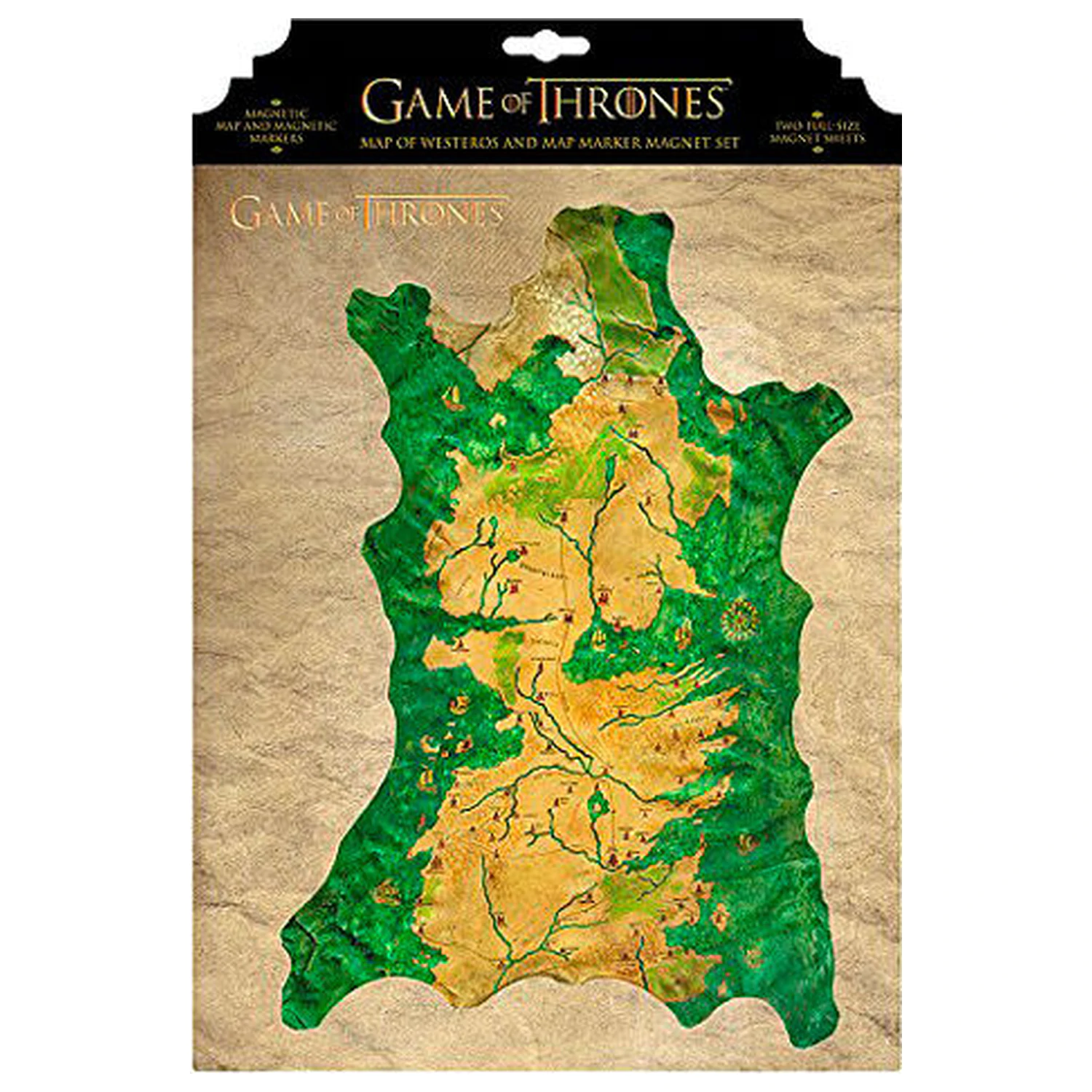 Game of Thrones Westeros magnetische Karte Produktfoto