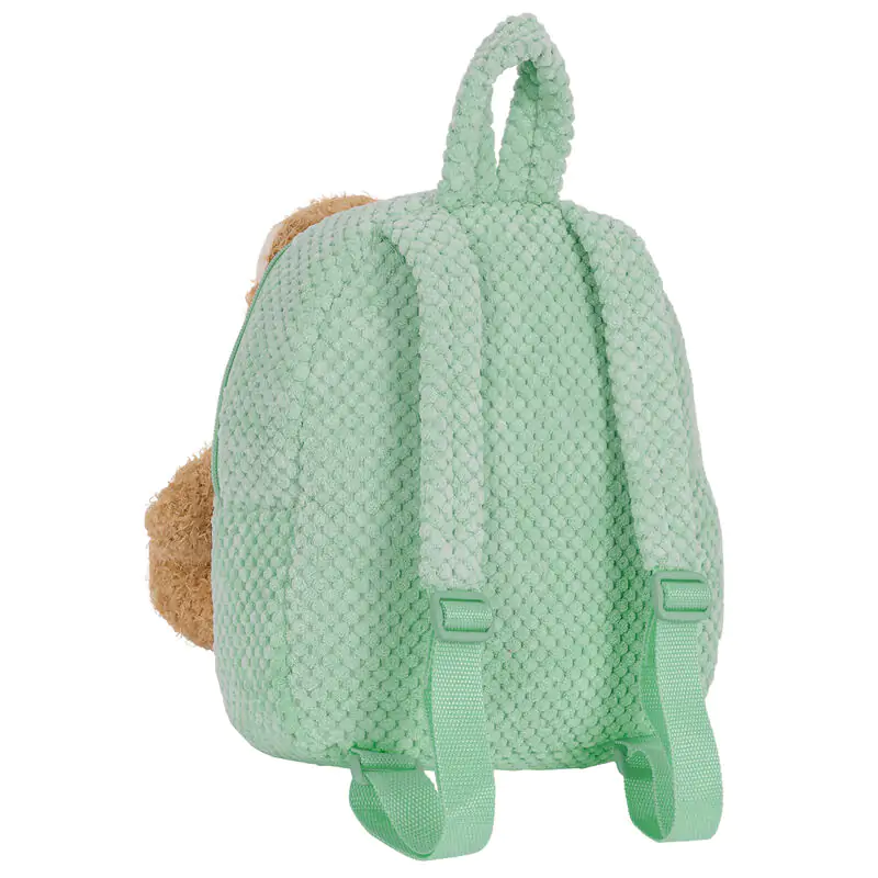 Turquoise Rucksack mit Bär Plüsch 27cm Produktfoto