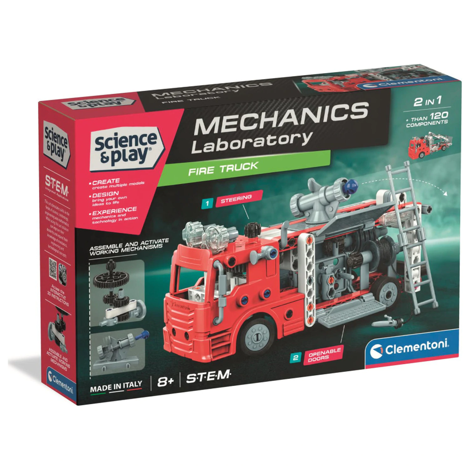 Fire Truck Mechanics 2-in-1 Baukasten Produktfoto