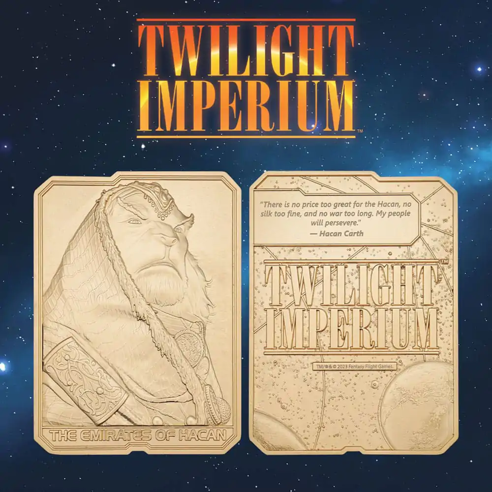 Twilight Imperium Metallbarren The Emirates of Hacan Limited Edition Produktfoto