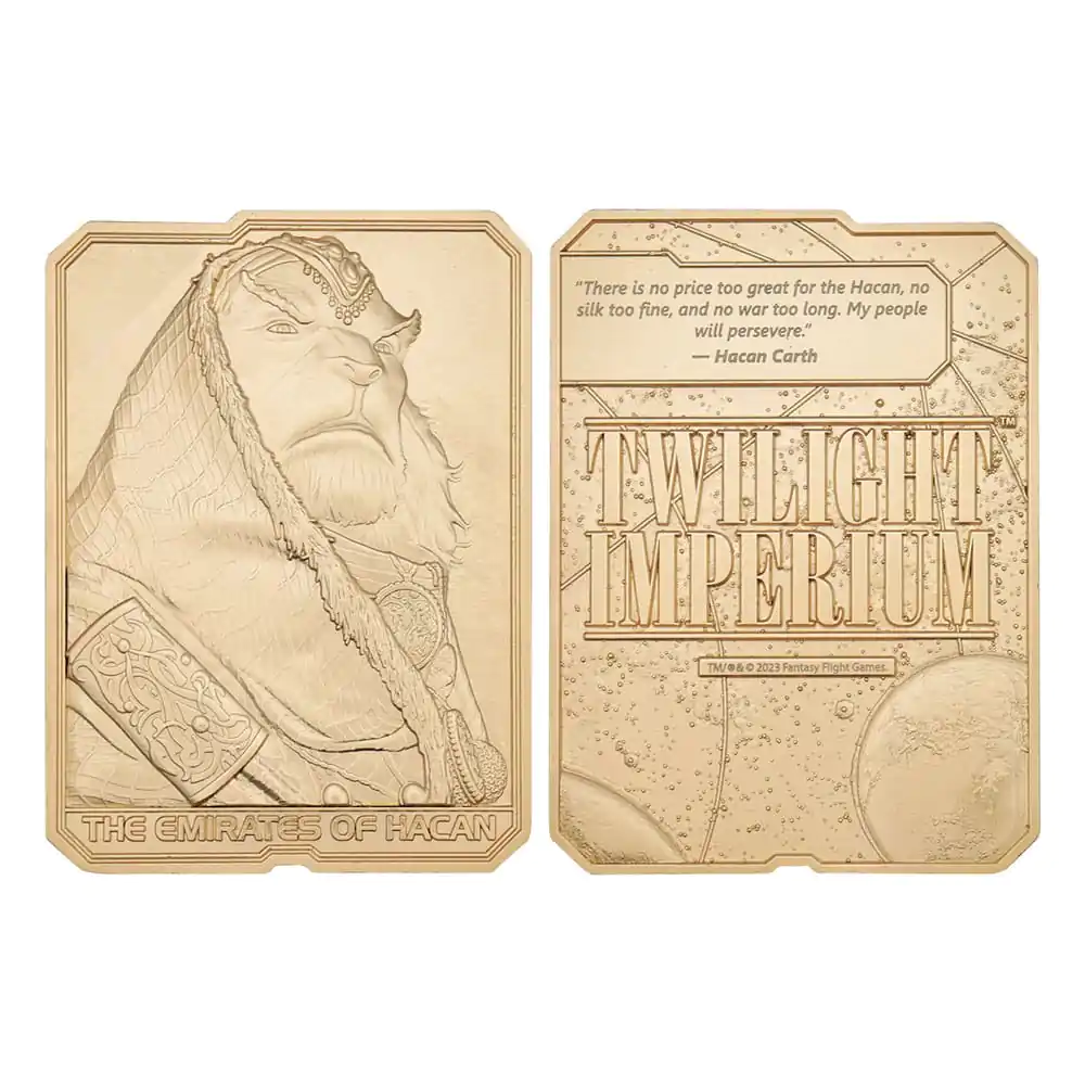 Twilight Imperium Metallbarren The Emirates of Hacan Limited Edition Produktfoto