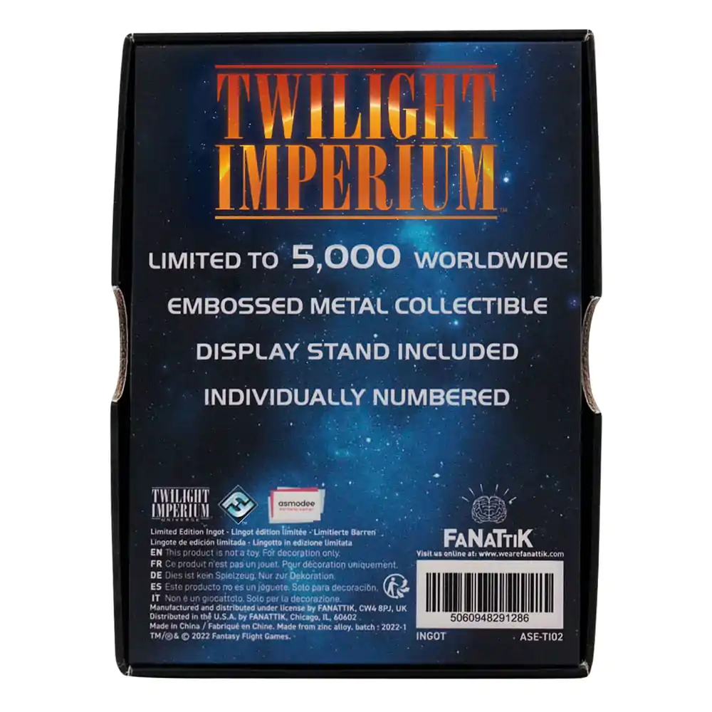 Twilight Imperium Metallbarren The Federation of Sol Limited Edition termékfotó