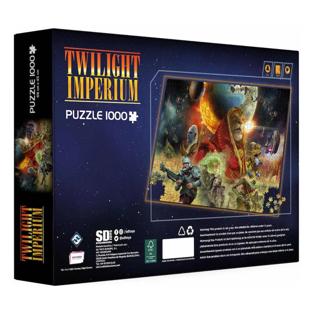 Twilight Imperium Puzzle Poster (1000 Teile) Produktfoto