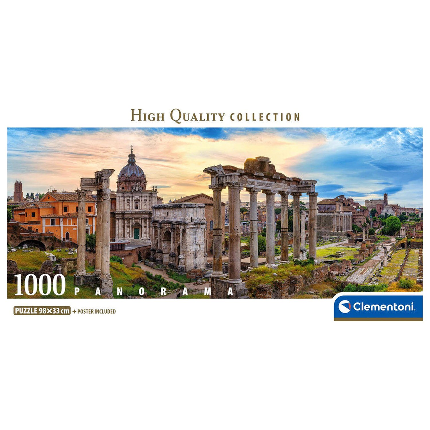 Twilight Over The Eternal Empire Panorama Puzzle 1000 Teile Produktfoto