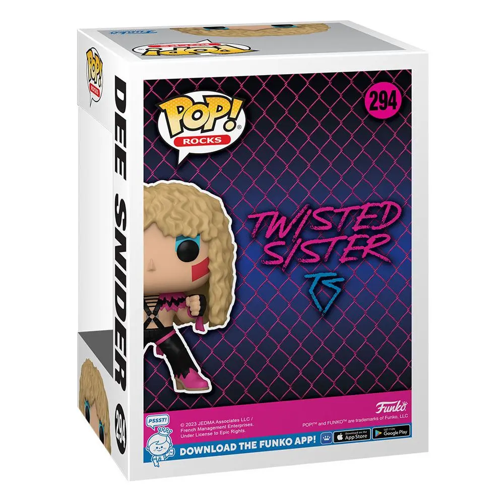 Twisted Sister POP! Rocks Vinyl Figur Dee Snider 9 cm Produktfoto