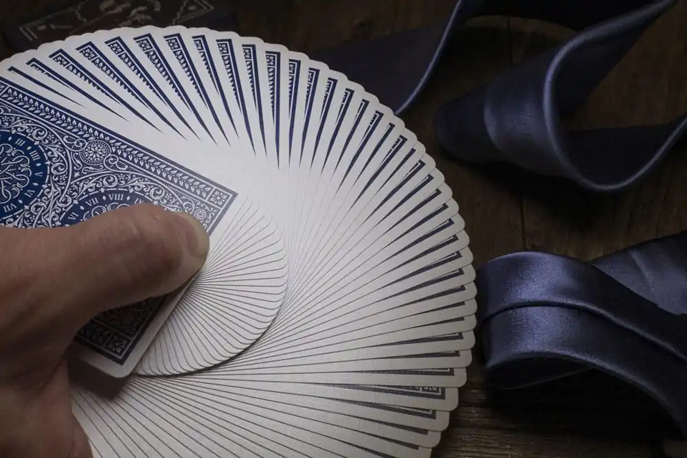 Tycoon Spielkarten Blau Produktfoto