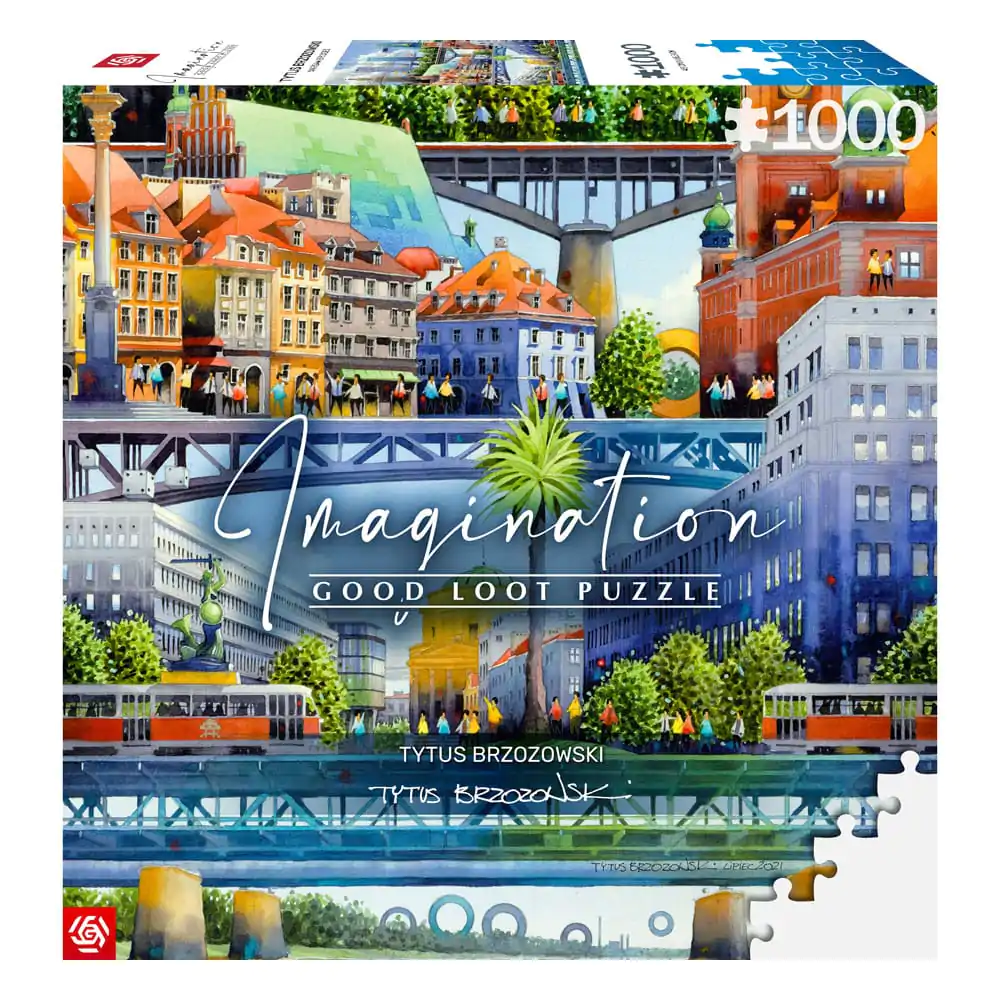 Tytus Brzozowski Imagination Puzzle Warsaw Bridges (1000 Teile) termékfotó