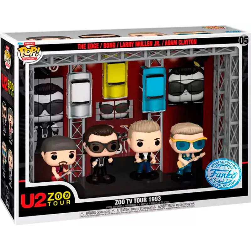 U2 POP! Moments DLX Vinyl Figuren 4er-Pack Zoo TV 1993 Tour 9 cm termékfotó