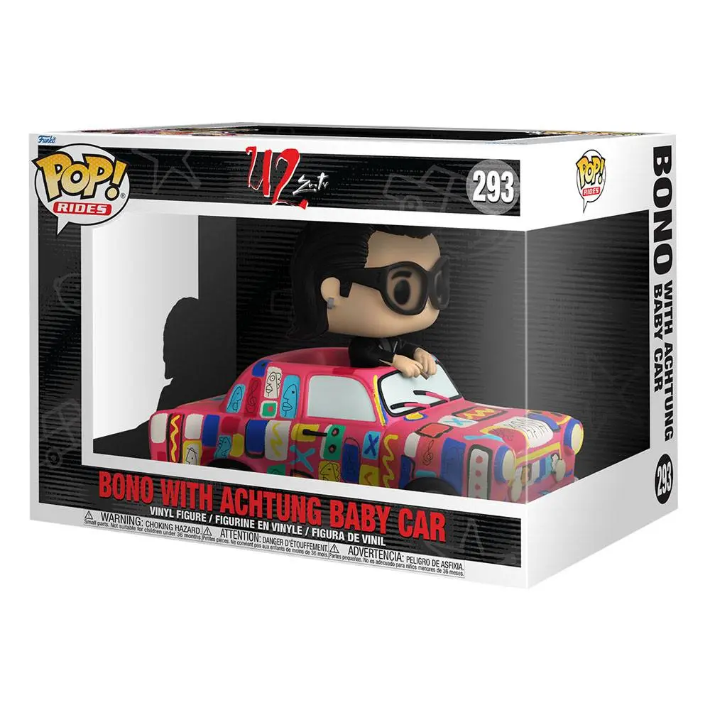 U2 POP! Rides Super Deluxe Vinyl Figur AB Car w/Bono 15 cm Produktfoto