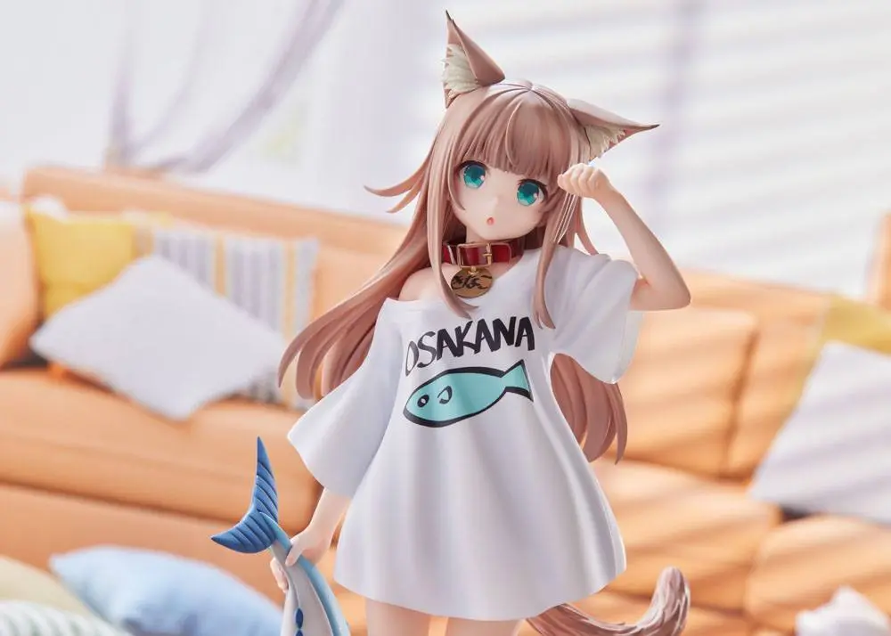My Cat Is a Kawaii Girl Statue 1/6 Kinako Good Morning Ver. Limited Edition 21 cm Produktfoto