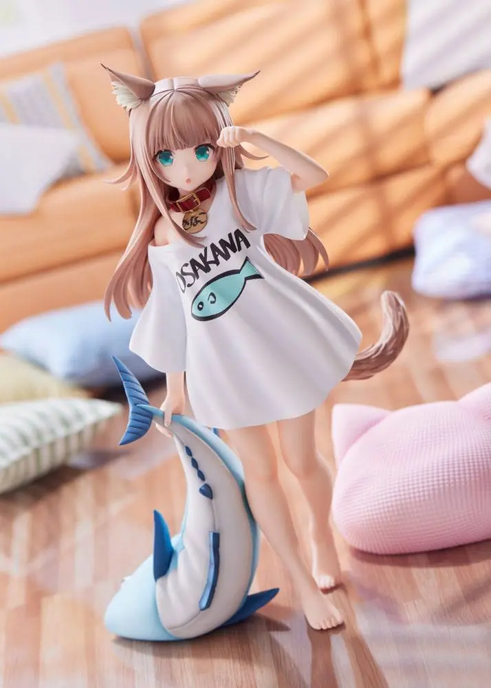 My Cat Is a Kawaii Girl Statue 1/6 Kinako Good Morning Ver. Limited Edition 21 cm Produktfoto