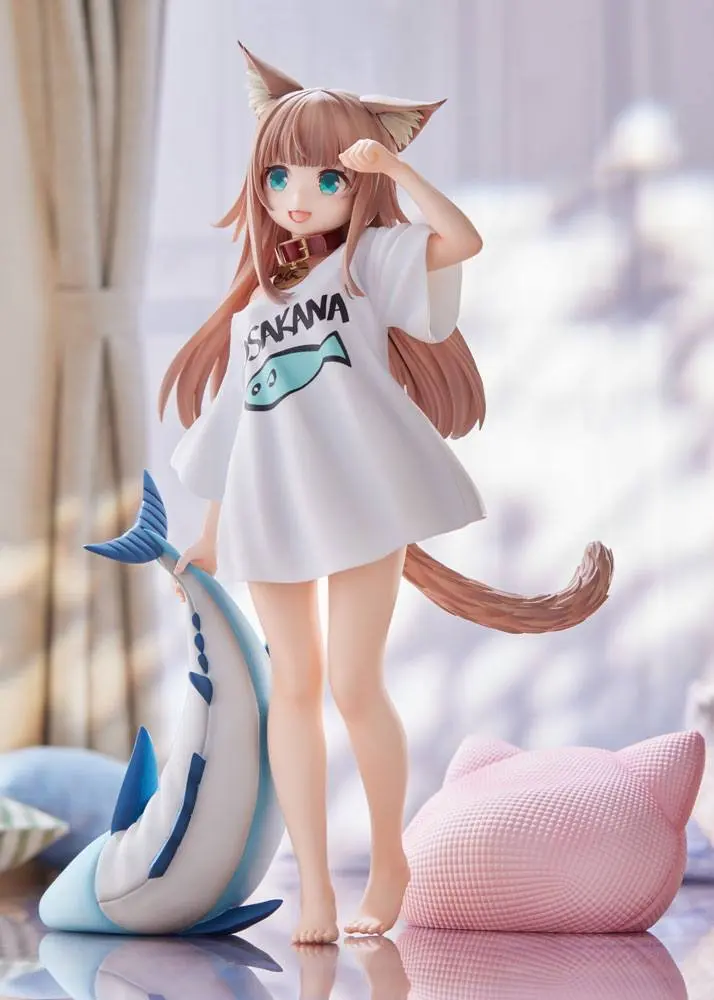 My Cat Is a Kawaii Girl Statue 1/6 Kinako Good Morning Ver. Limited Edition 21 cm Produktfoto