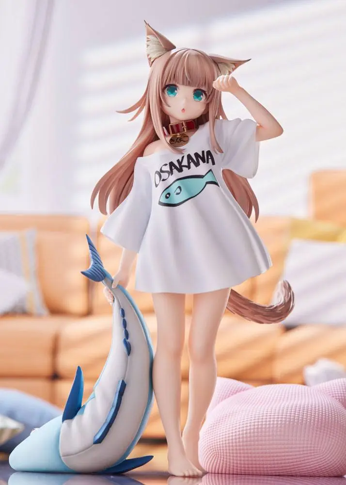 My Cat Is a Kawaii Girl Statue 1/6 Kinako Good Morning Ver. Limited Edition 21 cm Produktfoto