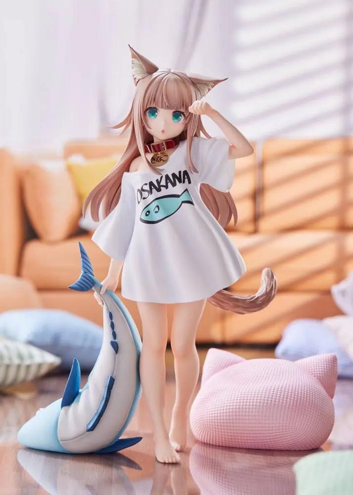 My Cat Is a Kawaii Girl Statue 1/6 Kinako Good Morning Ver. Limited Edition 21 cm Produktfoto