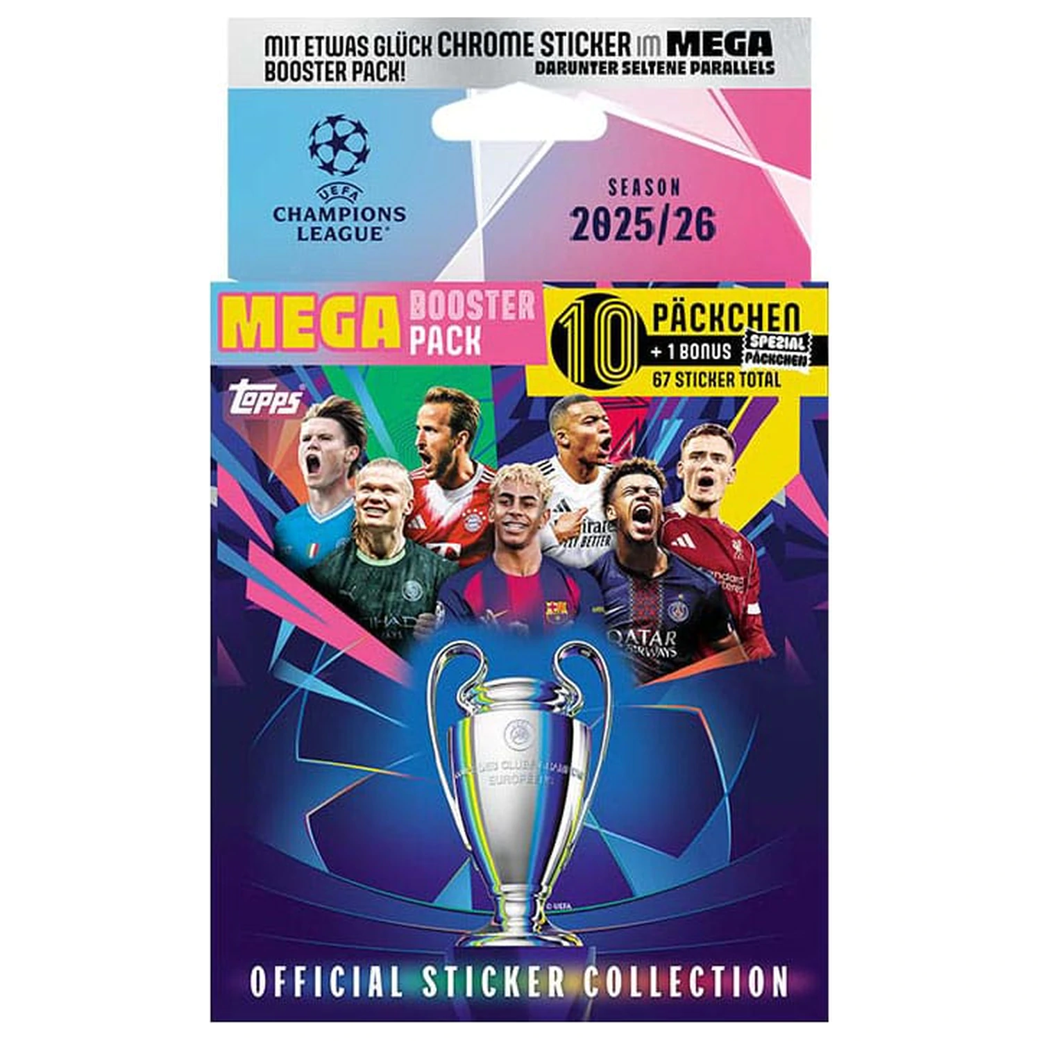 UEFA Champions League 2025/26 Sticker Sammlung Mega Eco Pack Produktfoto