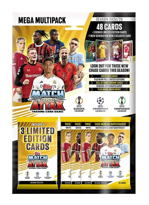 UEFA Club Competitions Match Attax TCG Saison 2024/25 Mega Multipack *Deutsche Version* Produktfoto