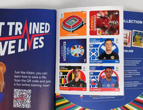 UEFA EURO 2024 Sticker Collection Album Hardcover Produktfoto