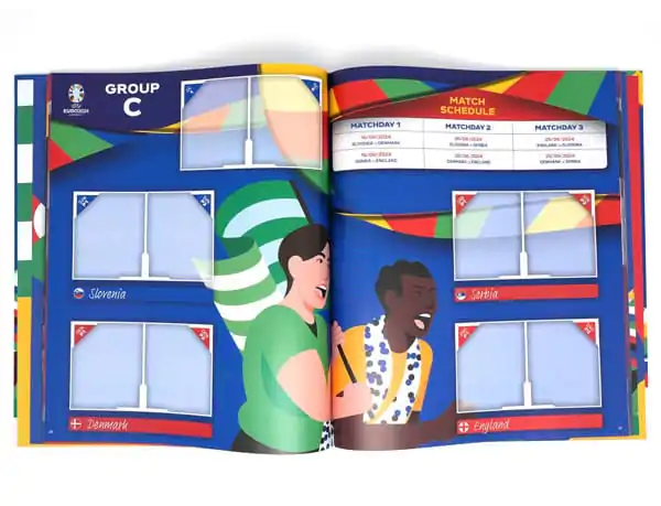 UEFA EURO 2024 Sticker Collection Album Hardcover Produktfoto