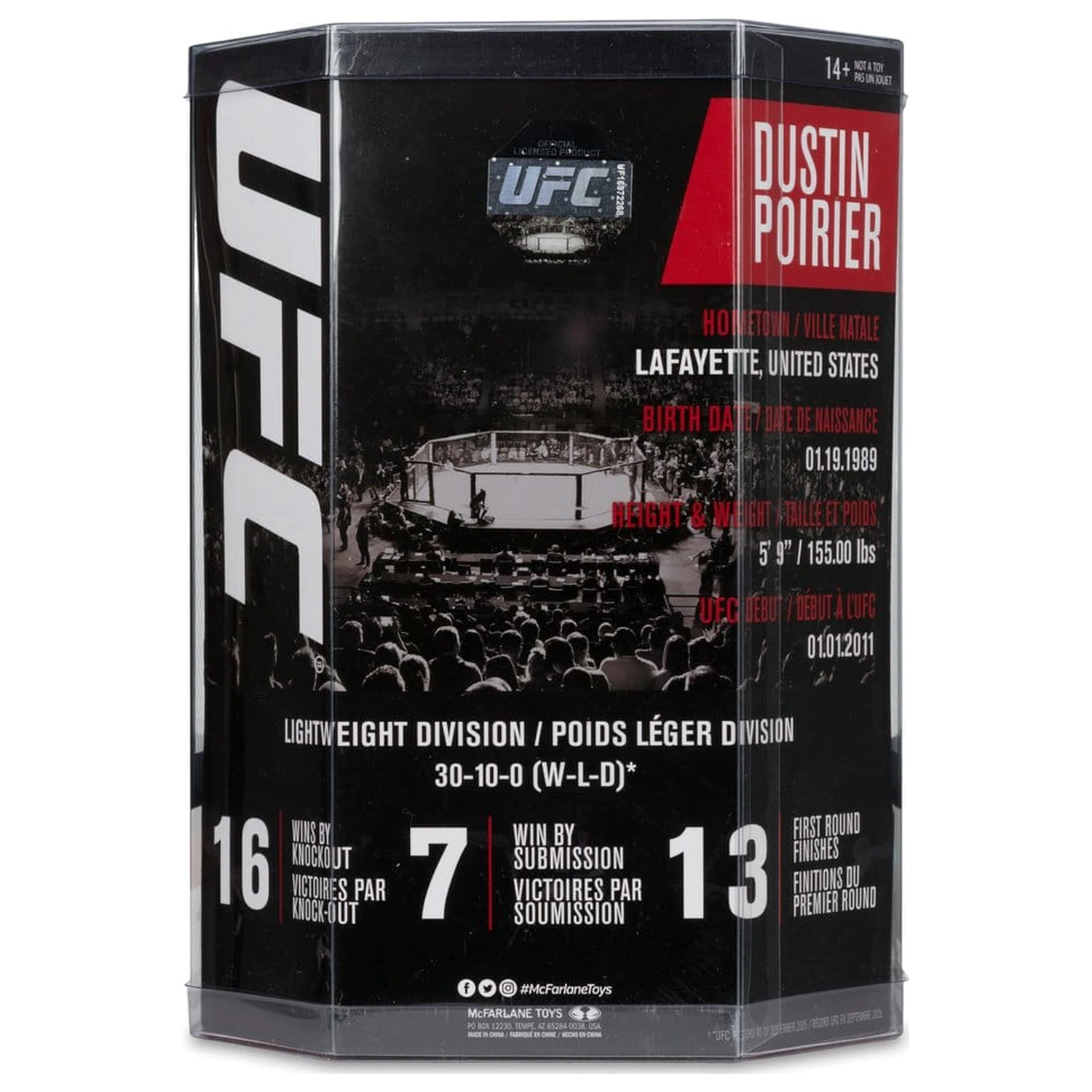 UFC Posed PVC Statue Dustin Poirier 16 cm Produktfoto