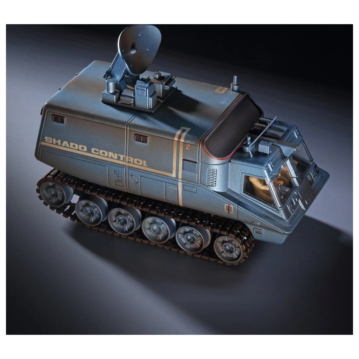 UFO Druckguss Modell S.H.A.D.O. Mobil (mit Radar) 17 cm Produktfoto