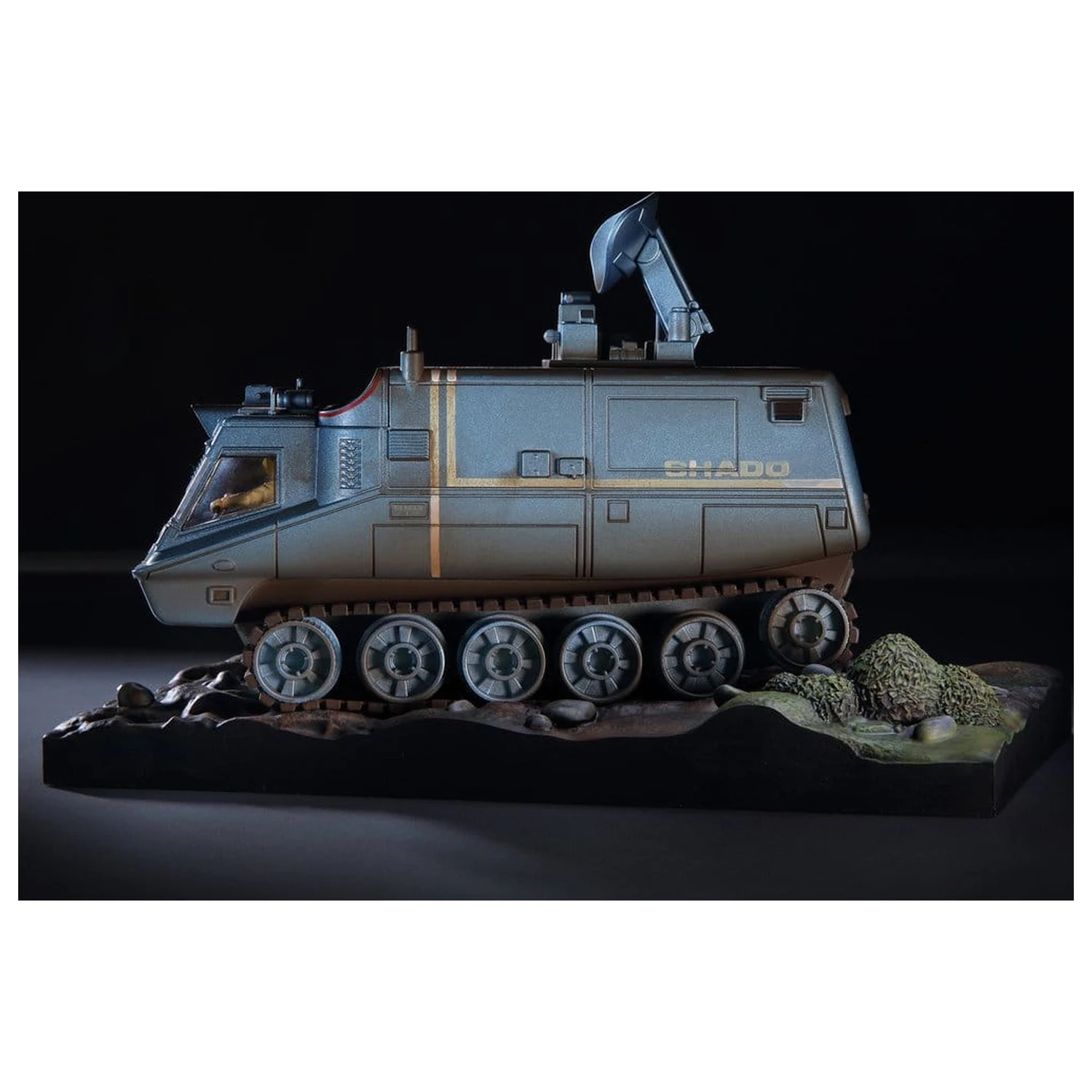 UFO Druckguss Modell S.H.A.D.O. Mobil (mit Radar) 17 cm Produktfoto