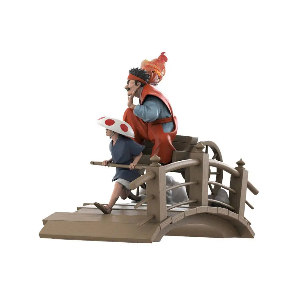 Ukiyo-E Statue Rickshaw Kart: Mushroom Shogun by Jed Henry Limited Edition 22 cm Produktfoto
