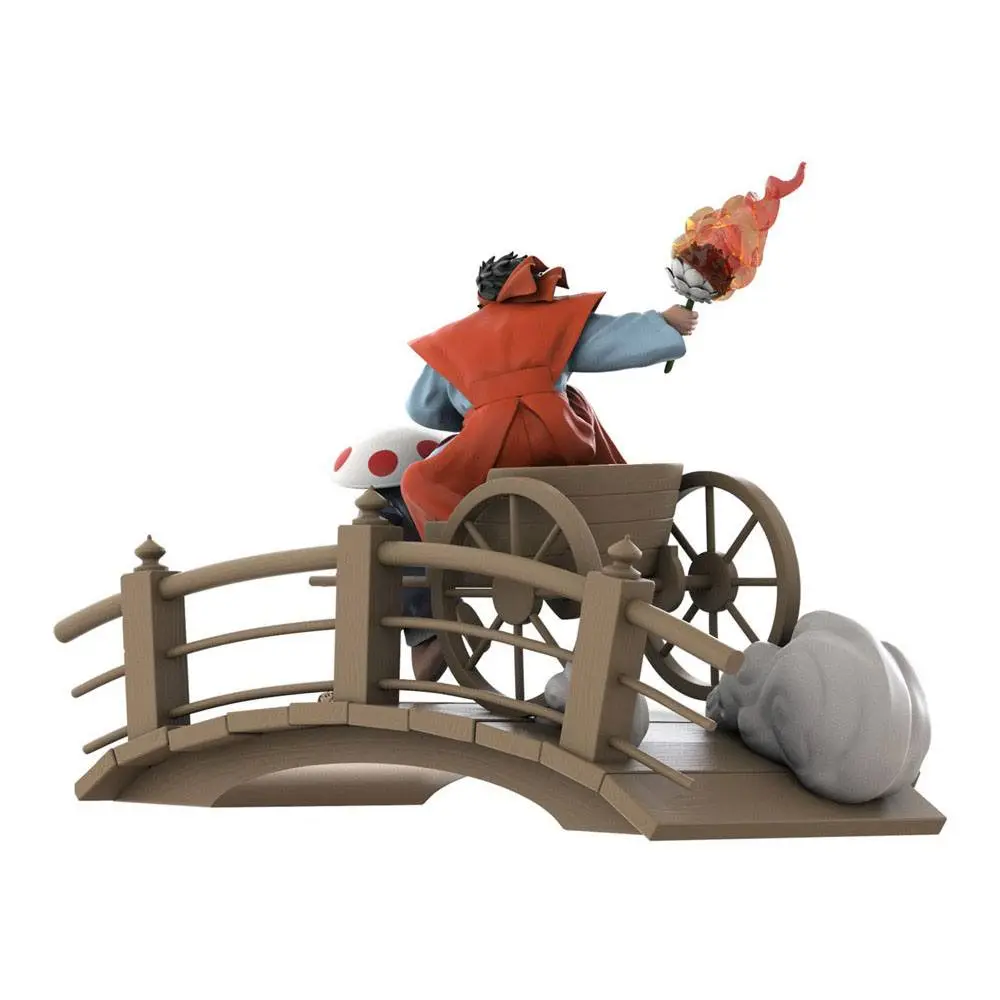 Ukiyo-E Statue Rickshaw Kart: Mushroom Shogun by Jed Henry Limited Edition 22 cm Produktfoto
